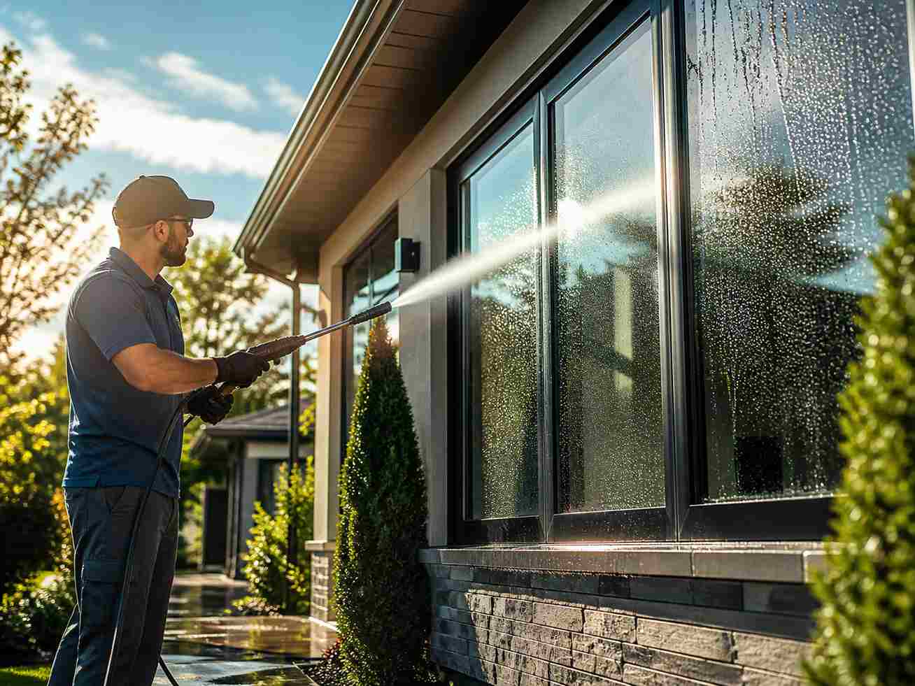 Can I Pressure Wash Windows Clearvue Exterior Cleaning Services | The Window Guys Can I Pressure Wash Windows - Clearvue Exterior Cleaning Services