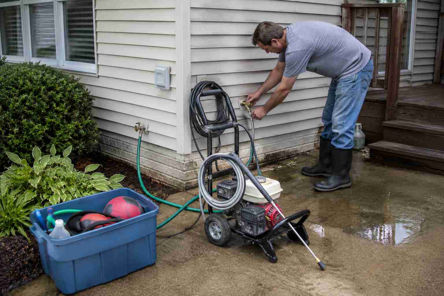 How Do I Prepare My Home for Pressure Washing Clearvue Exterior Cleaning Services | The Window Guys How Do I Prepare My Home for Pressure Washing - Clearvue Exterior Cleaning Services